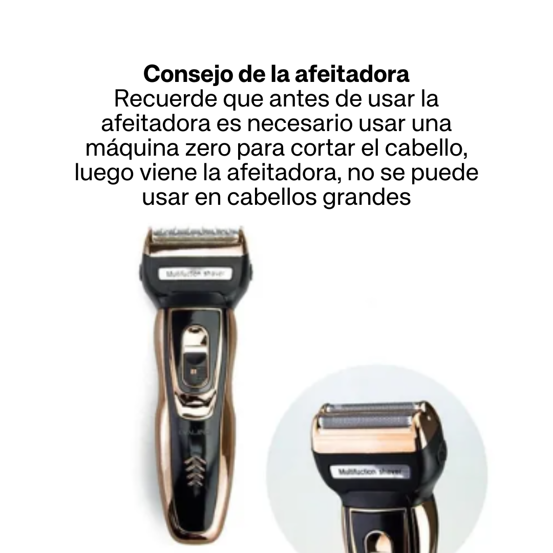 Maquina de Afeitar 3 en 1 | el cuidado rápido que potencia tu confianza